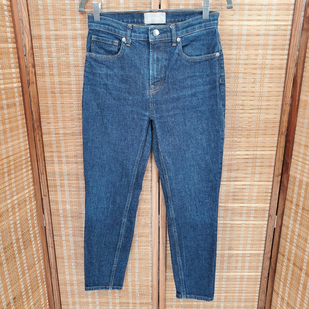 ♡ Everlane Blue Denim Jeans Tapered Leg Size 28